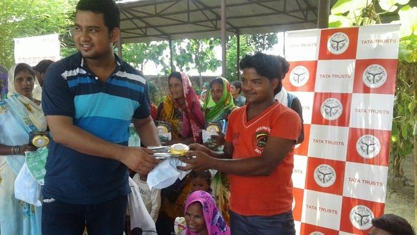 Flood Relief Distribution 2017 by Swabhiman Samiti