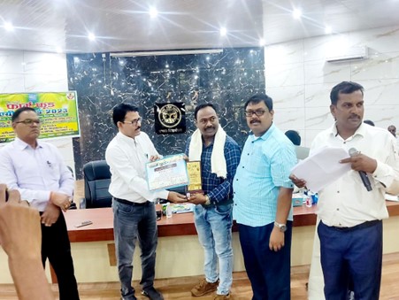 Vinod Kumar Prajapati: Honored with the State-Level