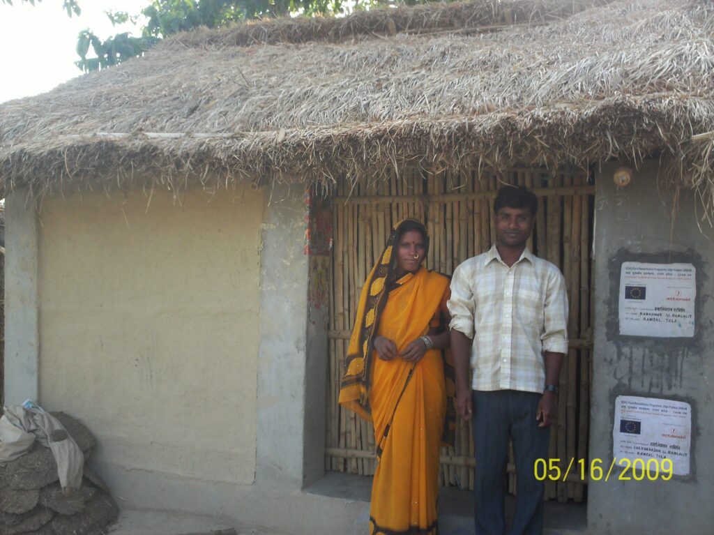 Construction of Traditional Houses Under ECHO / ActionAid Support
