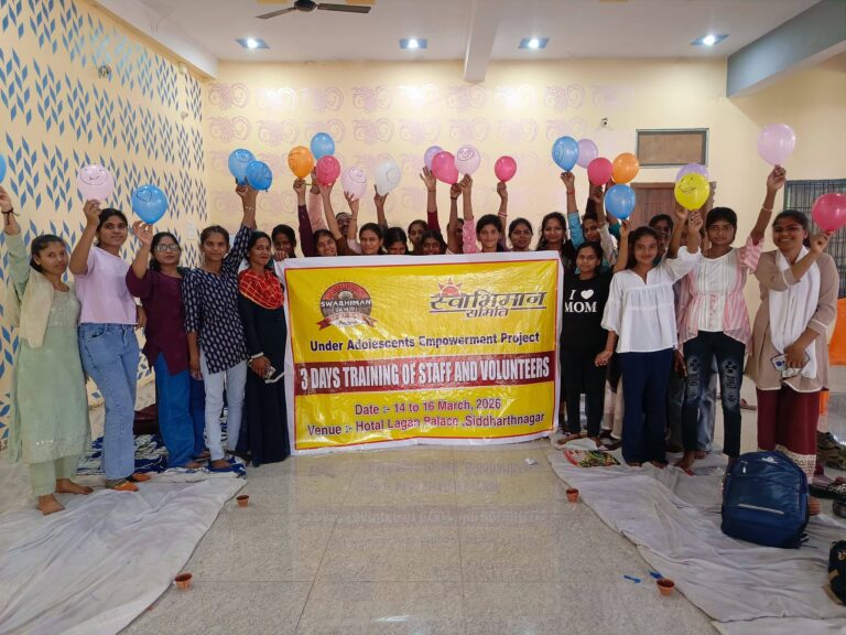 Three-Day Training on Family Planning and Reproductive Health Celebration – Swabhiman Samiti, Siddharthnagar